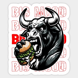 Hungry Bulls Burger Feast Sticker